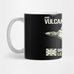 Avro Vulcan Bomber Jet Aircraft RAF UK Plane British Legend Merch Mug